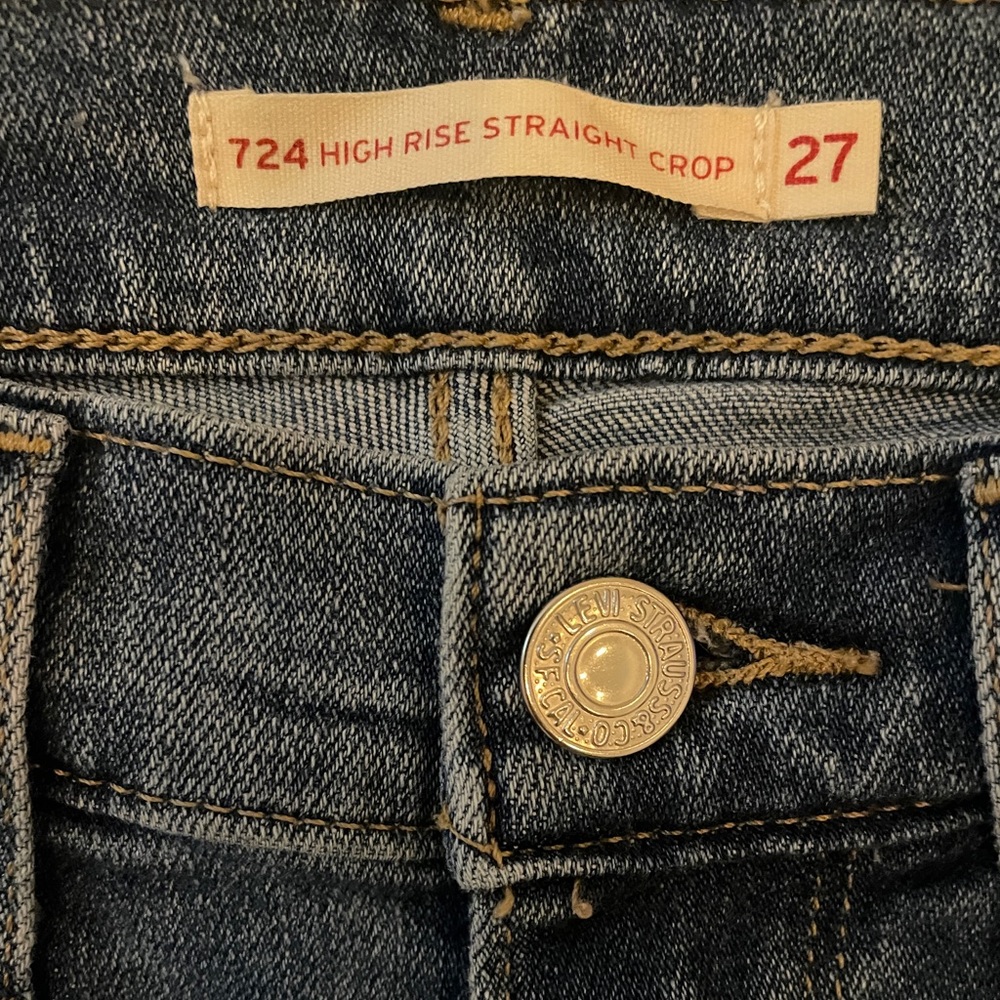 Levi’s 724 High Rise Crop - Picture 2 of 2